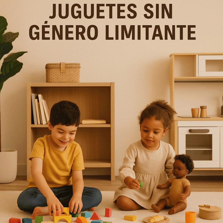 🧸 Juguetes sin género limitante: Libera el juego y el desarrollo